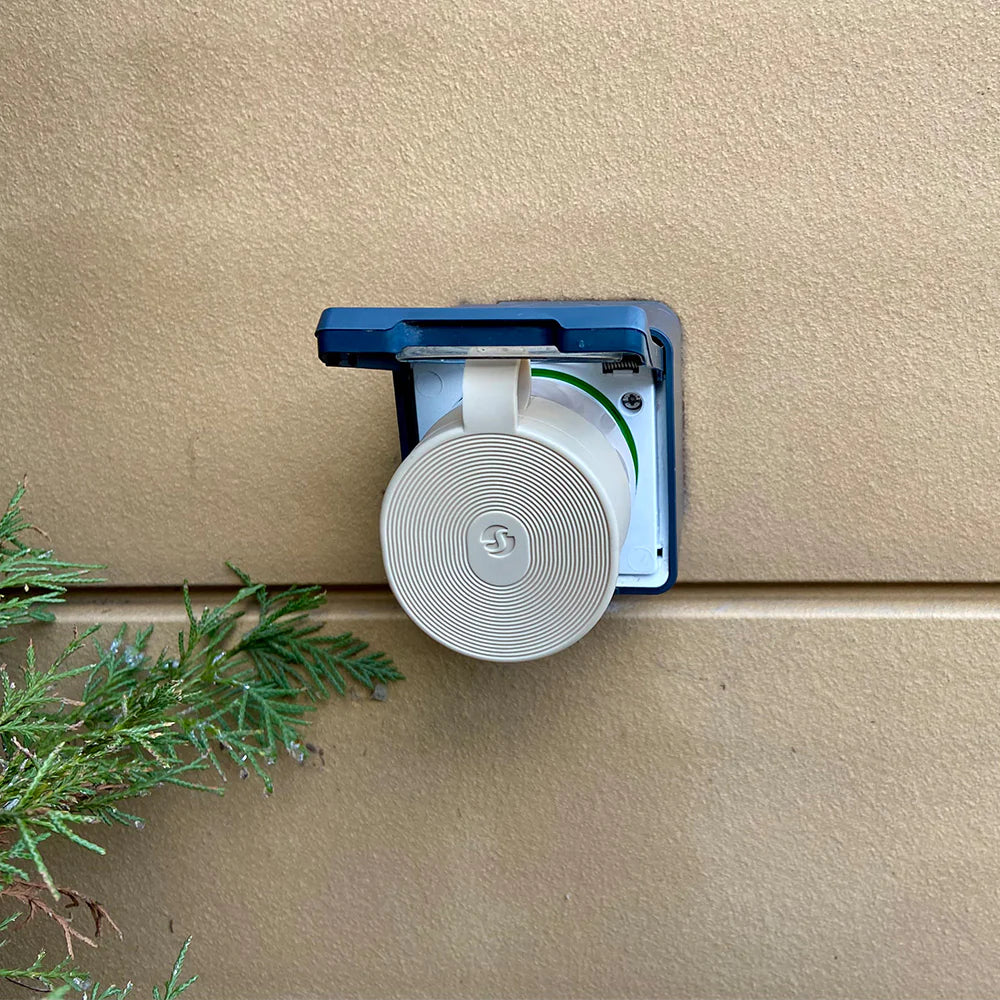 Diagrama de conexión Shelly Outdoor Plug S Gen3 exterior